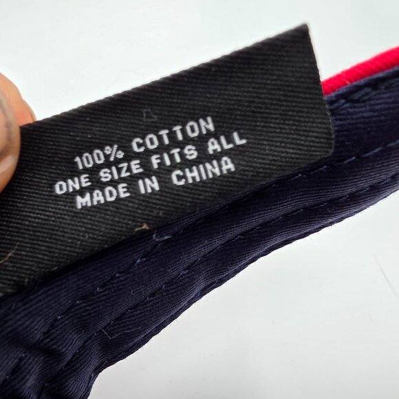 Bio Domes Trouble Devil Horns Adjustable Red Visor Hat Casual Golf Outdoors - Picture 7 of 8